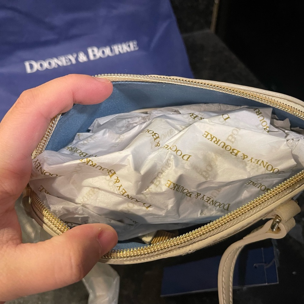 Dooney & Bourke Ivory Crossbody Bag - Picture 6 of 9